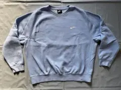 NIKE ライトブルー クルーネック スウェット XXL