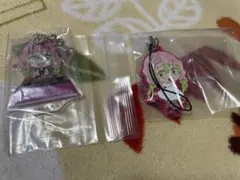 鬼滅の刃 ラバーストラップ  アクリルキーホルダー 甘露寺蜜璃