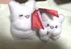 はなまるおばけ　サンリオ カラフルアンブレラマスコット 赤傘　他ぬいぐるみ　2点