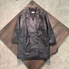 7AS2 HANAI 90’s レザー　ダブルジャケット　ヴィンテージ　古着のサムネイル