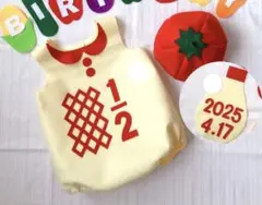 maako様専用 ハーフバースデー ロンパース マヨネーズ コスチューム