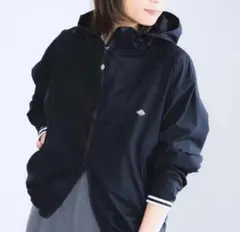 ダントン　ナイロン フードジャケット　ブラック　M