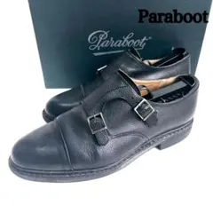 フランスで購入新品未使用パラブーツParaboot ウィリアム黒5 ダブル