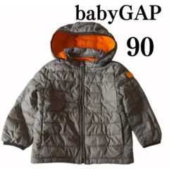 baby GAP 約90cm 2 years グレー　ダウンジャケット