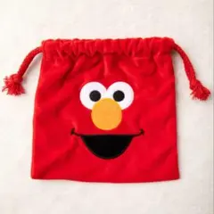 韓国　限定商品　セサミストリート　エルモ　ポーチ 赤　レッド　匿名配送
