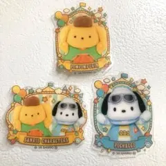 キラぷるステッカー　サンリオ　ポチャッコ　ポムポムプリン