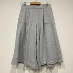 AZUL by moussy アズール ガウチョパンツ グレー Sスウェット