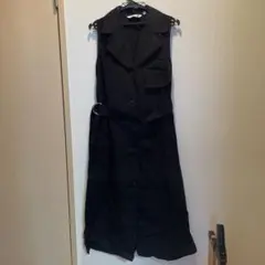 UNIQLO✖️JW ANDERSON ブラック ノースリーブ シャツワンピース