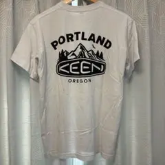 KEEN Tシャツ ホワイト ロゴプリント