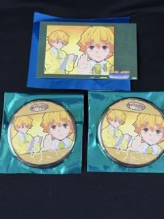 鬼滅の刃 善逸 キメツ学園 クリスマス 缶バッジ - メルカリ