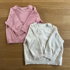 ユニクロ　ベビー　90㎝　トレーナー　2点セット