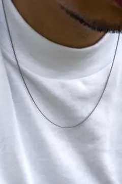 Legamen's jewelry ステンレスネックレス 1mm