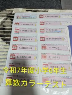 2026年最新】小学6年生算数カラーテストの人気アイテム - メルカリ