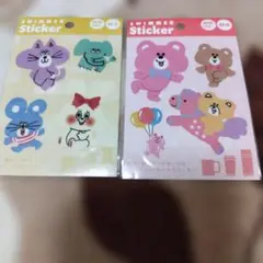 サンディライオン Sandylion クリスマス 起毛 くま 2枚 ステッカー サンディライオン sandylion シール ステッカー クリスマスクマ - メルカリ