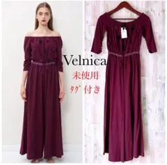 未使用タグ付き♡Velnica ヴェルニカ　オフショルダー型サロペット　パープルのサムネイル