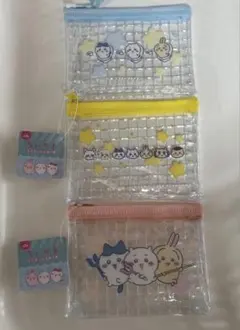 ちいかわ　ミニポーチ　3個セット　ちいかわ　ハチワレ　うさぎ