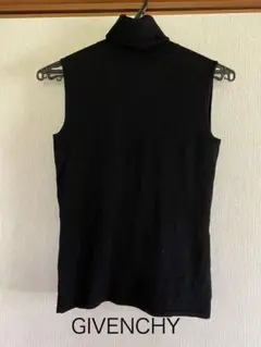 GIVENCHY ジバンシー　ノースリーブニット　黒　　メリノウール　XSのサムネイル