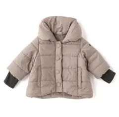 プティマイン　petit main 袖リブ　ダウン　コート　ベージュ　130