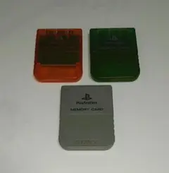 プレステ メモリーカード 3個　PS　SONY　ジャンク品