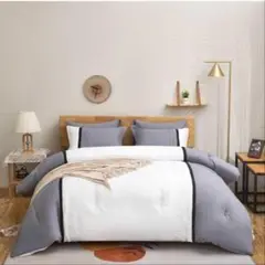 掛け布団 カバー付き❤️ セミダブル 通気性 ソフト SD 布団 軽量 洗濯可能