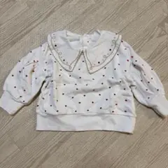 cottoli ハート襟トップス　80