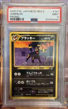 PSA9 ブラッキー_プレミアムファイル2 PROMO 第2世代　ポケカのサムネイル