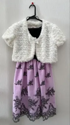 マザウェイズ 140 女の子 ドレス ワンピース ボレロ 発表会