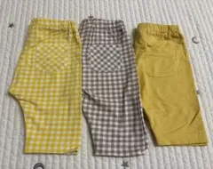 西松屋 5分丈レギンス 3点セット 90