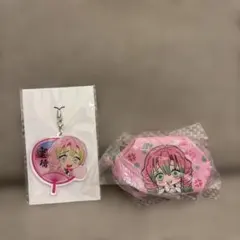 鬼滅の刃　甘露寺蜜璃 アクリルチャーム& スクエアポーチ