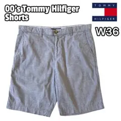 古着　Tommy Hilfiger チノショーツ　ライトグレー　W36