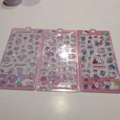 新品未使用♥レア海外正規品キティちゃん、マイメロボンボンドリップシール