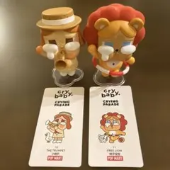 popmart crybaby crying parade 2体 クライベイビー