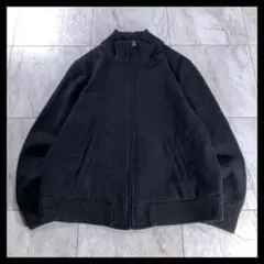 OLD GAP 短丈 ウール スイングトップ ハリントンジャケット ブラック