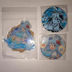 未開封】雪ミク スカイタウン 缶バッジ＆カード 3点セット 初音ミク