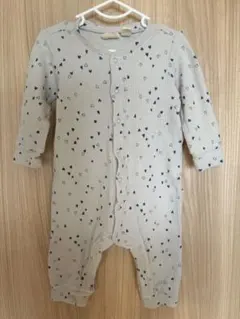 BABYGAP ハート柄 ワッフル生地 カバーオール ベビー服