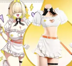 勝利の女神ニケ　エレグ　メイド服　コスプレ衣装(ウィッグ・靴対応可) 勝利の女神ニケ エレグ メイド服 コスプレ衣装(ウィッグ・靴対応可
