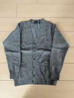 イーストボーイ グレー ボタン付きカーディガン