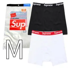 Supreme Hanes ボクサーブリーフ L / 2枚セット - メルカリ
