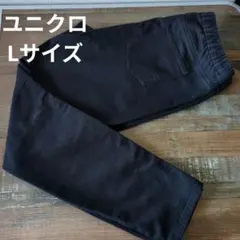 ユニクロ Lサイズ スキニーパンツ 黒　レディース