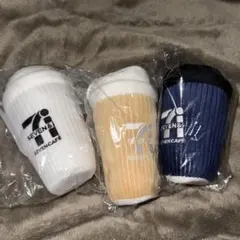 ハッピーくじ セブンイレブン B賞 セブンカフェぬいぐるみチャーム3種セット