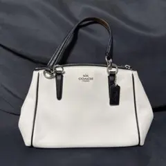 COACH クリスティ キャリーオール クロスグレーン F57487 2way