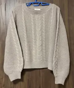 《SALE》FUN ファン　ケーブルニット　セーター　▲0052