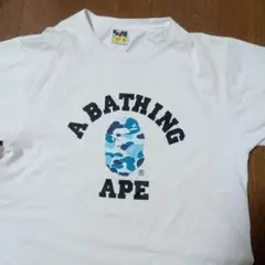 超レア☆XL・大猿・ホワイトのアーチロゴ☆美品】エイプ Tシャツ☆APE 
