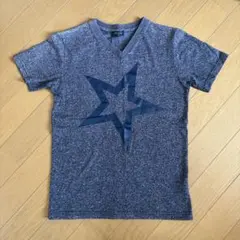 グラソス キッズ Tシャツ 150 グレー 星柄（スター） Vネックのサムネイル