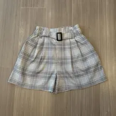 グローバルワーク　チェック柄　ハーフパンツ　130