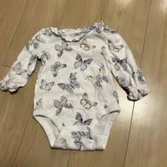baby gap 蝶柄ロンパース 12-18ヶ月