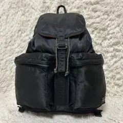 未使用級✨ポーター タンカー ラックサック リュック ブラック ナイロン メンズのサムネイル