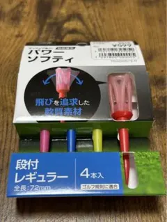 TIGORA パワーソフティ 72mm ティー 4本入