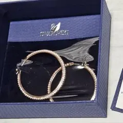 【新品】(並行輸入)スワロフスキー Stoneフ ープピアス 5383938