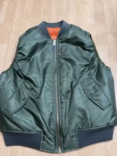MA-1ベスト　リバーシブル